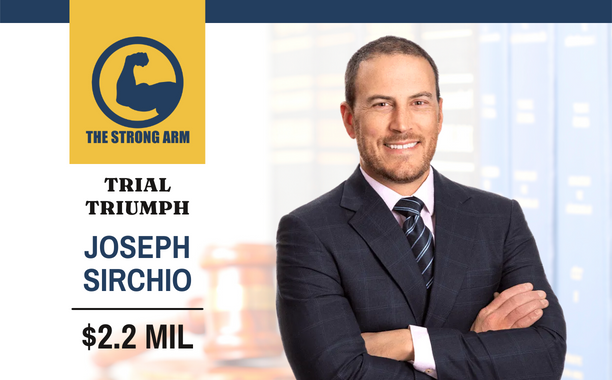 Attorney Joseph-Sirchio-Triumphs at trial, winning $2 million for a motorcycle accident victim